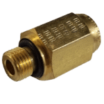10mm Hose x M10 Metric Male - Straight Male Connector - Brass Push Fit Brake - Image 2