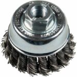 Wire Cup Brush Steel 65mm 0.5mm Wire M14 Thread Twist Knot - Image 2