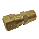 1/2 Hose x 3/8 NPT Male - Thread Connector - Compression Fitting 1/2 -