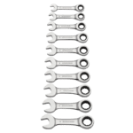 Gearwrench 10 Piece Metric Stubby Spanner Set - Image 3