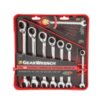 Gearwrench 8 Piece SAE Reversible Ratchet Spanner Set - Image 4