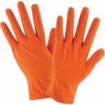 Gloves - Orange Nitrile - Extra Large (100)  -