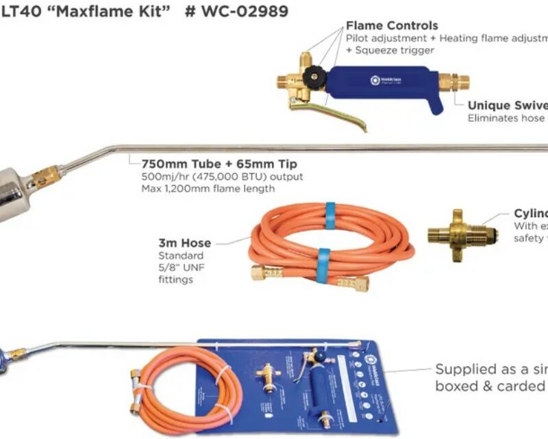 LPG Burner Kit - Combo Kit - Maxflame  - Weldclass