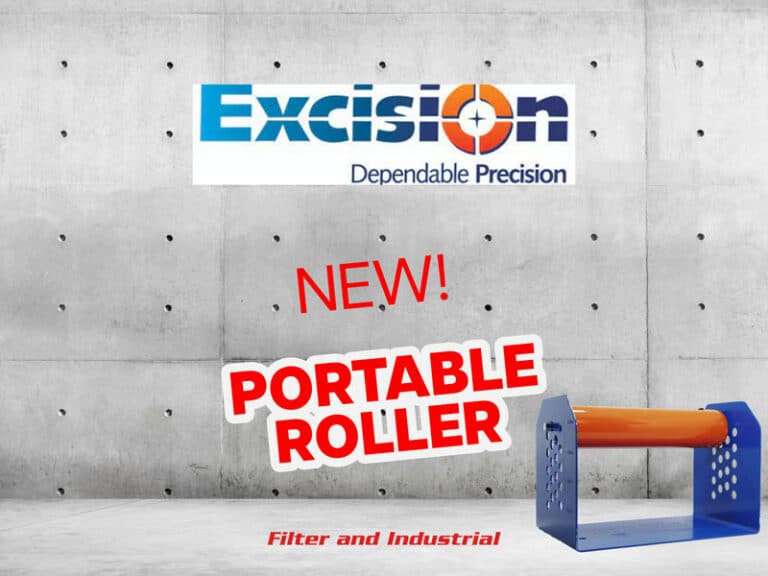 Portable Roller - Excision Brand - For cutting and sawing precision