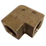 3/8 NPTF Female X 3/8 NPTF Female - Elbow 90 Degree - Brass Standard Fitting - Image 2