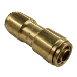 10mm Hose x 10mm Hose - Joiner - Brass Push Fit Brake 10mm -