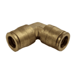 3/8 Hose x 3/8 Hose - Elbow 90 Degree - Brass Push Fit Brake 3/8 -