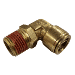 5/8 Hose x 1/2 NPTF Male - Elbow 90 Degree - Brass Push Fit Brake 5/8 -