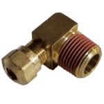 1/4 Hose x 3/8 NPTF Male - Elbow 90Degree - Compression Fitting - Image 2