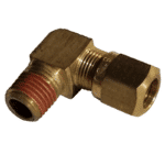 3/8 Hose x 1/4 NPTF Male - Elbow 90 Degree - Compression Fitting - Image 2