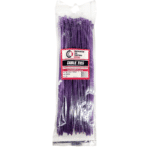 Cable Tie - Purple - 300mm X 4.5mm UV - 100 Pack - Image 2