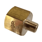 3/8 NPTF Female X 1/8 NPTF Male - Adaptor - Brass Standard Fitting - Image 2