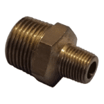 Reducing Nipple - Brass Standard Fitting 1/4 BSP -