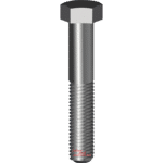 1in Bolt Hex Head GR8 Zinc 3-1/2 - Hobson