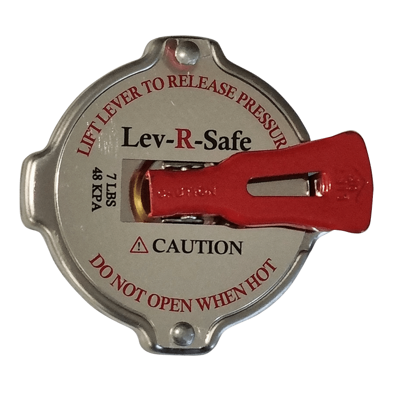 Radiator Cap Minesafe 40mm 16psi Red Shed