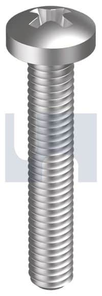 Pan Head Machine Screw Metric Stainless 10mm - Hobson