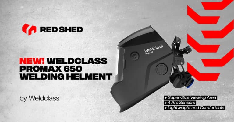 Weldclass - Promax 650 Welding Helmet - Red Shed