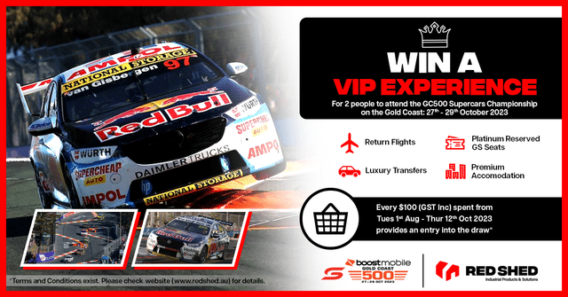 Win Tickets to GC500 - October 2023 - RED SHED Rewards