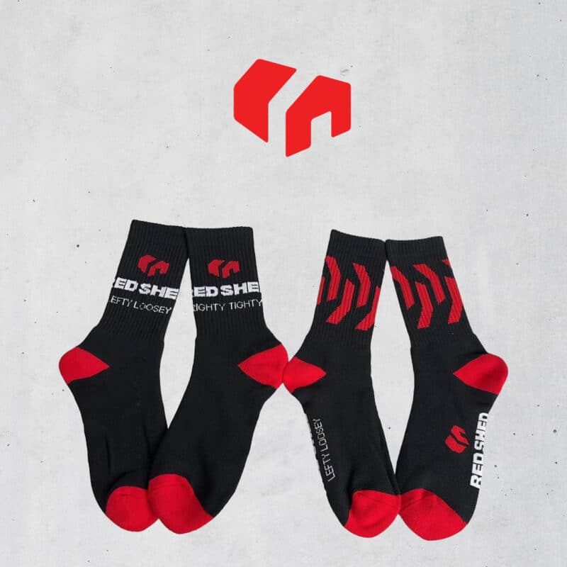 RED SHED - Lefty Loosey Righty Tighty Socks