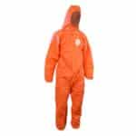 'Chemguard' SMS Disposable Coveralls - Orange - Image 5