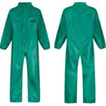 Chemmaster Green PVC Coverall with Collar - Image 3