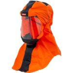 CleanAir Long Protective Respiratory Hood  Orange Colour