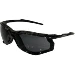 Swordfish Safety Glasses with Anti-Fog - Smoke Lens  assembled with gasket