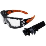 Evolve Clear Safety Glasses with Gasket & Headband