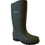 Patrol Green PU Boot w/ Safety Toe  Size 9