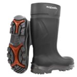 Thunder Black Polyurethane Gumboot with Safety Toecap