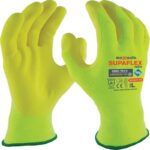 SupaFlex Hi-Vis Yellow Glove - Image 2