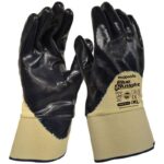 Blue Knight Safety Cuff Nitrile Glove