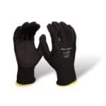 'RippaGrippa' Black Nitrile on polyester glove