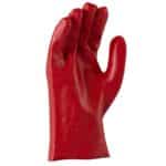 Red PVC Glove 27cm - Image 3