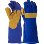 Blue Flame’ Welders with yellow reinforced palm 