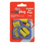Maxisafe Tapered Earplug - Corded  blister