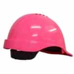 Maxiguard Pink Vented Hard Hat  sliplock harness