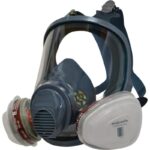 Maxiguard Full Face Silicone Respirator with A1P2 cartridges-Medium