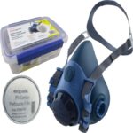 Maxiguard Half Mask Silicone General Purpose Kit with P3 Carbon cartridges Large