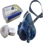 Maxiguard Half Mask Silicone Painters Kit with A1P2 cartridges
