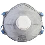 Maxisafe P2 Conical Respirator with Carbon and Valve  Box 10