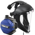 CleanAir CA-3 Air Hood Face Shield with Basic EVO PAPR unit - PRE-PACKAGED KIT - inc. filter  battery  charger  belt and flow indicator 