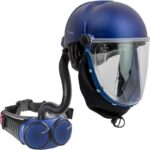 CleanAir Helmet with Clear Flip-Up Visor & PAPR unit - PRE-PACKAGED KIT  includes CleanAir Helmt  RPA530 AerGo Unit  Li-ion battery  recharger  flex hose and fittings  Comfort Belt  Flow Indicator