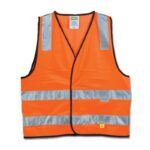 Hi-vis Orange Safety Vest - day/night use - Image 6