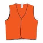 Hi-vis Orange Safety Vest - day use - Image 2