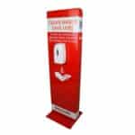 Dispenser STAND - PowderCoated Steel - Includes TFD1001 Dispenser