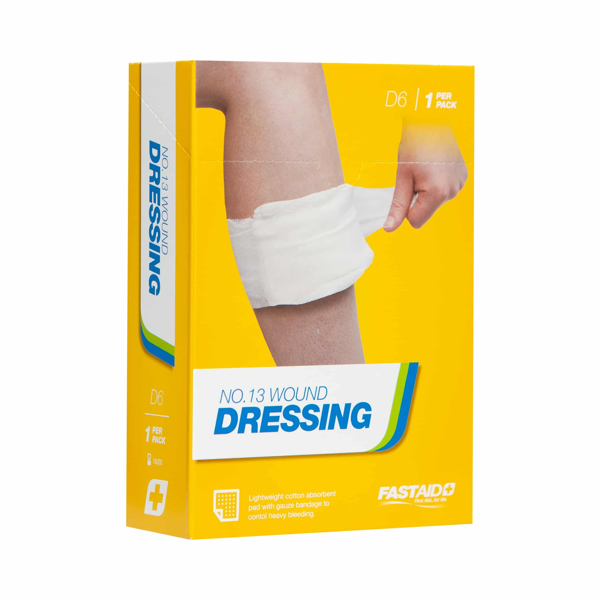 FastAid D6 No.13 Wound Dressing 1pk - D6-FASTAID