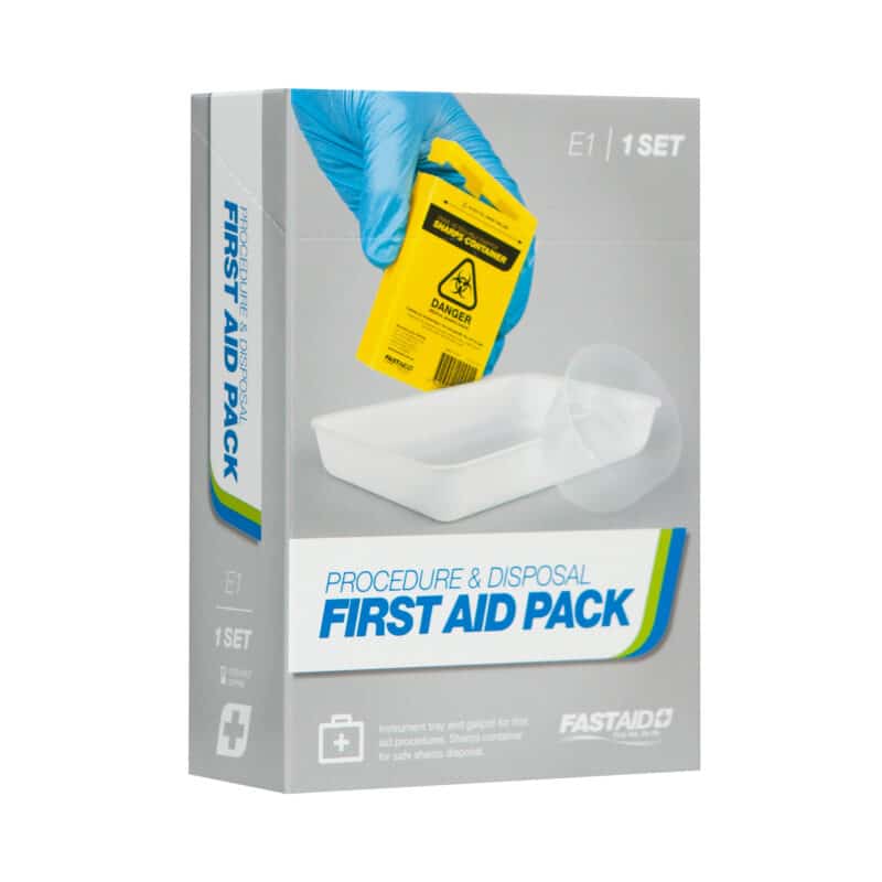 FastAid E1 Procedure and Disposal First Aid Pack - E1-FASTAID