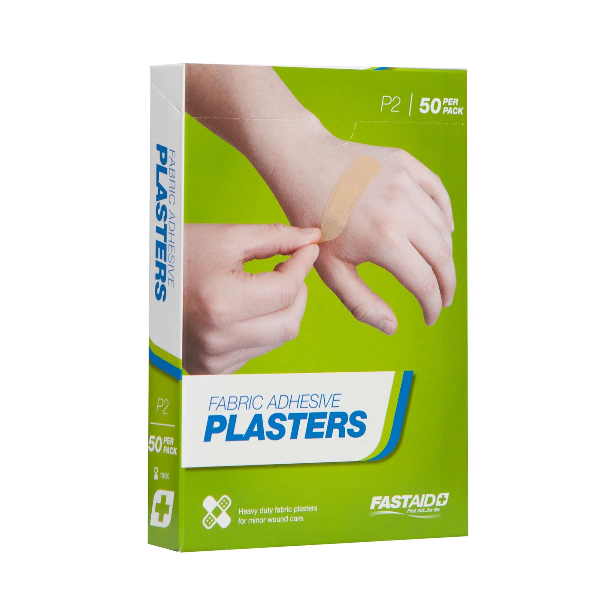 FastAid P2 Adhesive Plasters Fabric 76 x 25mm 50pk - P2-FASTAID