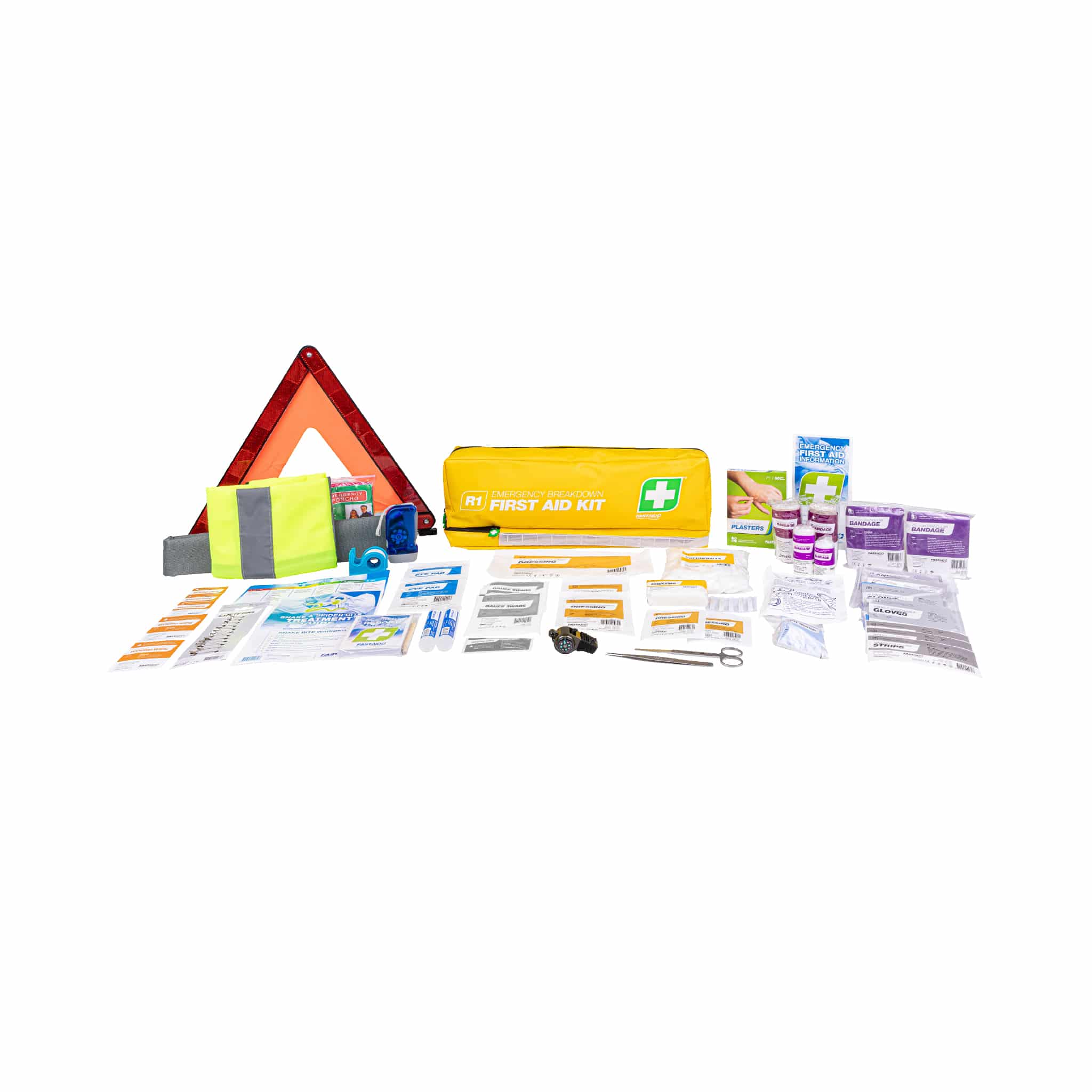FastAid R1 Emergency Breakdown™ Soft Pack First Aid Kit - FAR1B30 - RED SHED Industrial Supplies FastAid R1 Emergency Breakdown™ Soft Pack First Aid Kit - FAR1B30